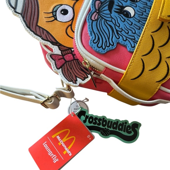 Loungefly McDonald’s Birdie the Early Bird Crossbuddies Crossbody Bag and Wallet - Picture 14 of 14